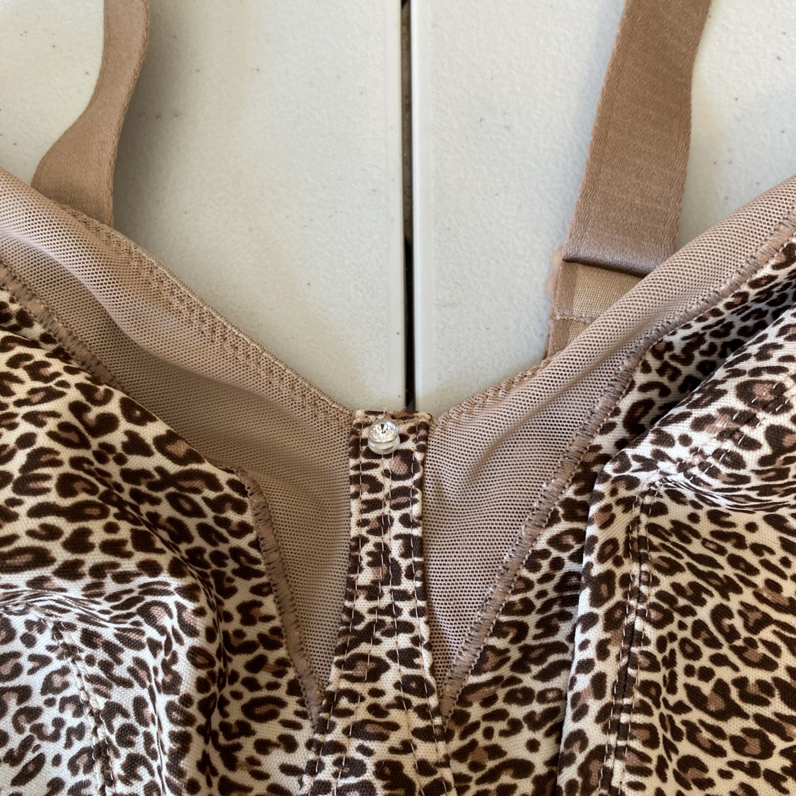 Just My Size Leopard Print Plus Size Bra Size 40dd Euc — image 3 of 8